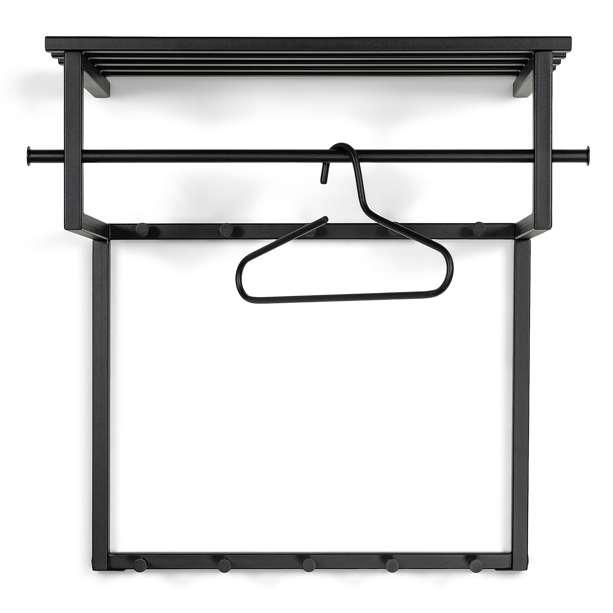 Norton Wandgarderobe Metall Schwarz 4