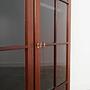 Mahogany display cabinet 1970s 8