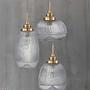 Pendant light Moon Type D Clear glass Aluminum 1
