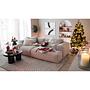 HUDSON XL Lounge Cushion Set of 2 Woven Fabric Beige 2