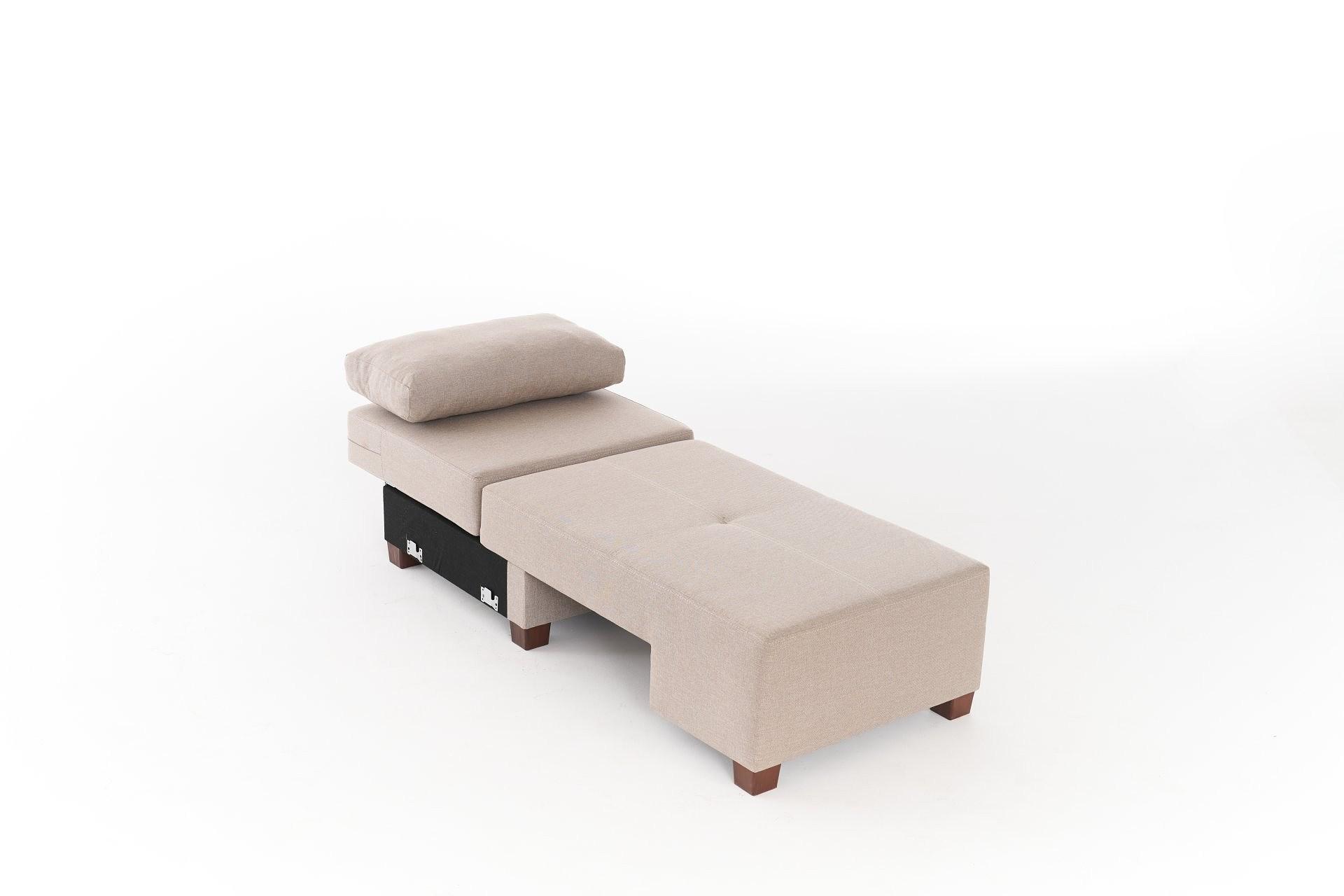 Perenna 1-seater module left linen cream 4