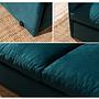 Saga Xl Divano letto 2 posti Verde petrolio 5