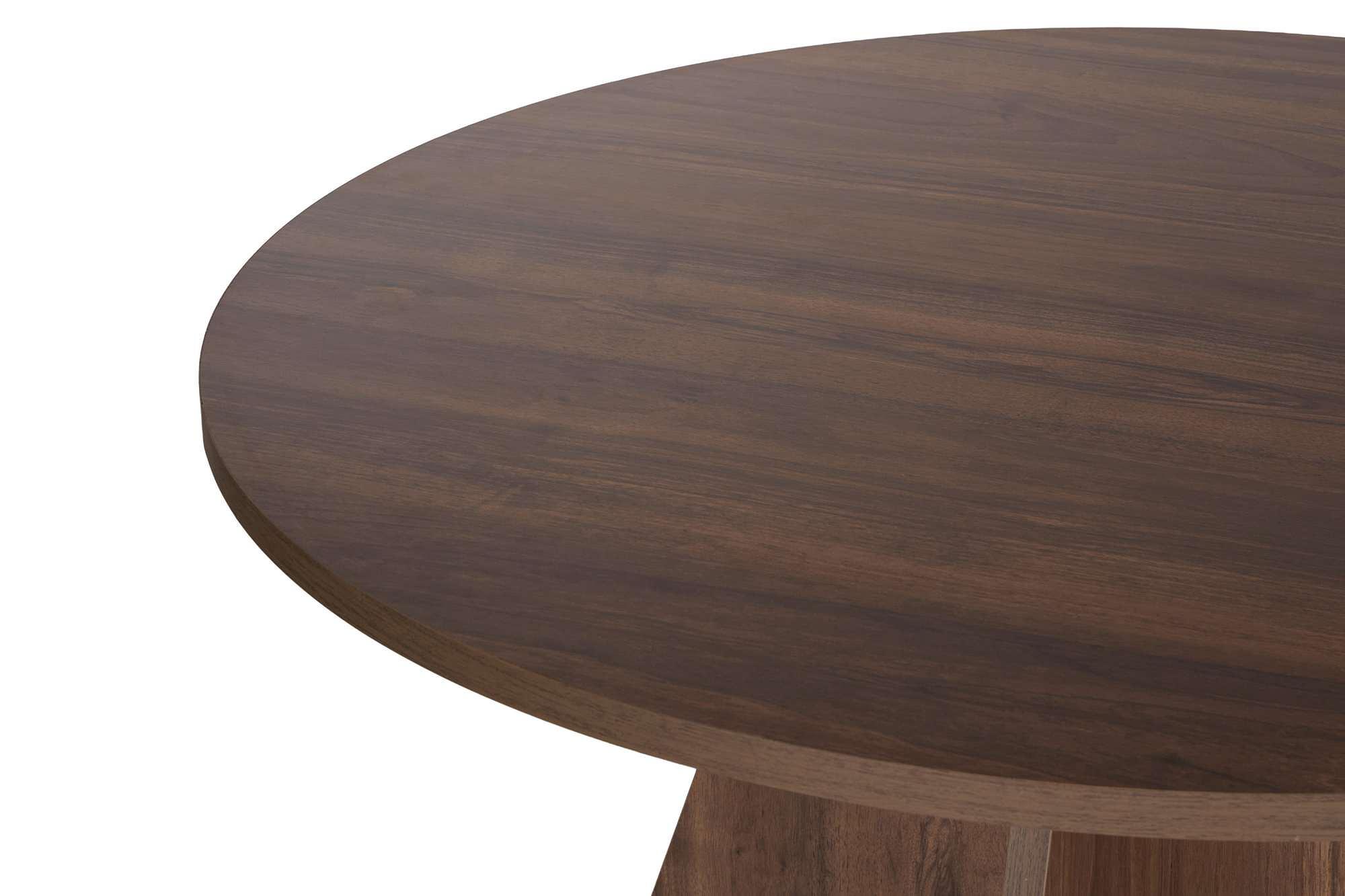 Virella Dining table Walnut Ø120 cm 5