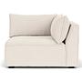 Daphne 1-seater corner module left Maya Cream 3