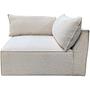 Daphne 1-Sitzer Eckmodul Links Maya Cream 6