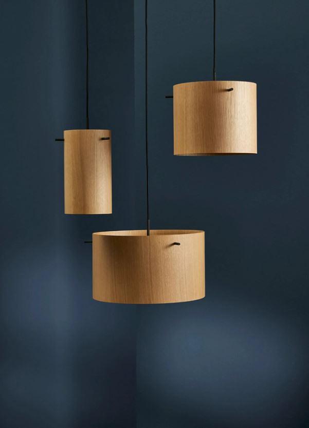 FM 1954 Pendant Light Ø28 Oak 1