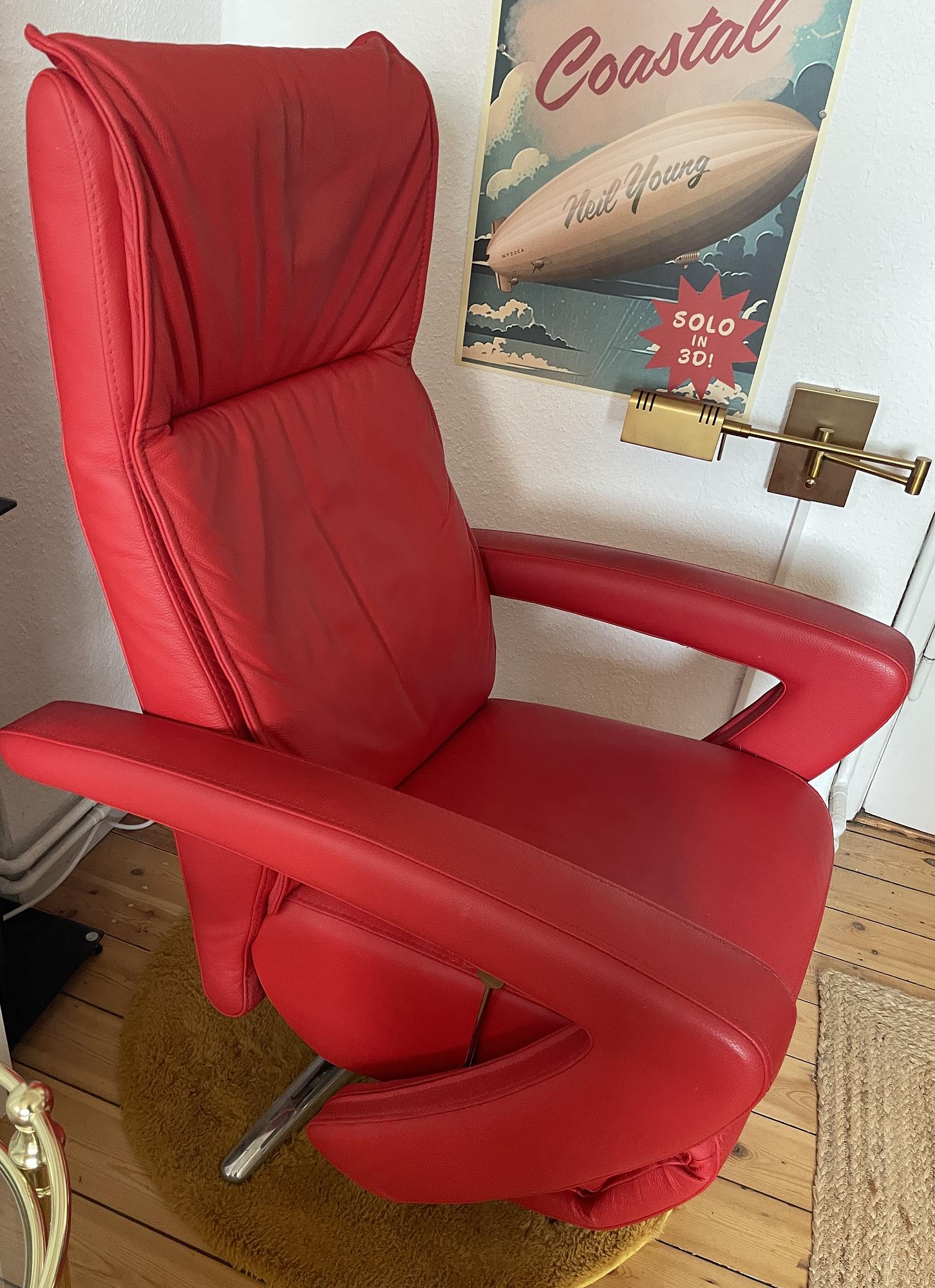Herkules TV Sessel Rot 2