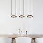 Della Type C LED pendant light 1-bulb acrylic glass iron 2