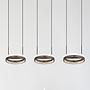 Della Typ C LED-Pendelleuchte 1-flammig Acrylglas Eisen  0