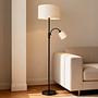 Berby Floor Lamp 2-light Cast Iron Velvet Beige 0