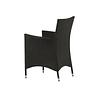 Set of 2 Knick Armchairs Stackable Polyrattan Black 60x88 cm 5