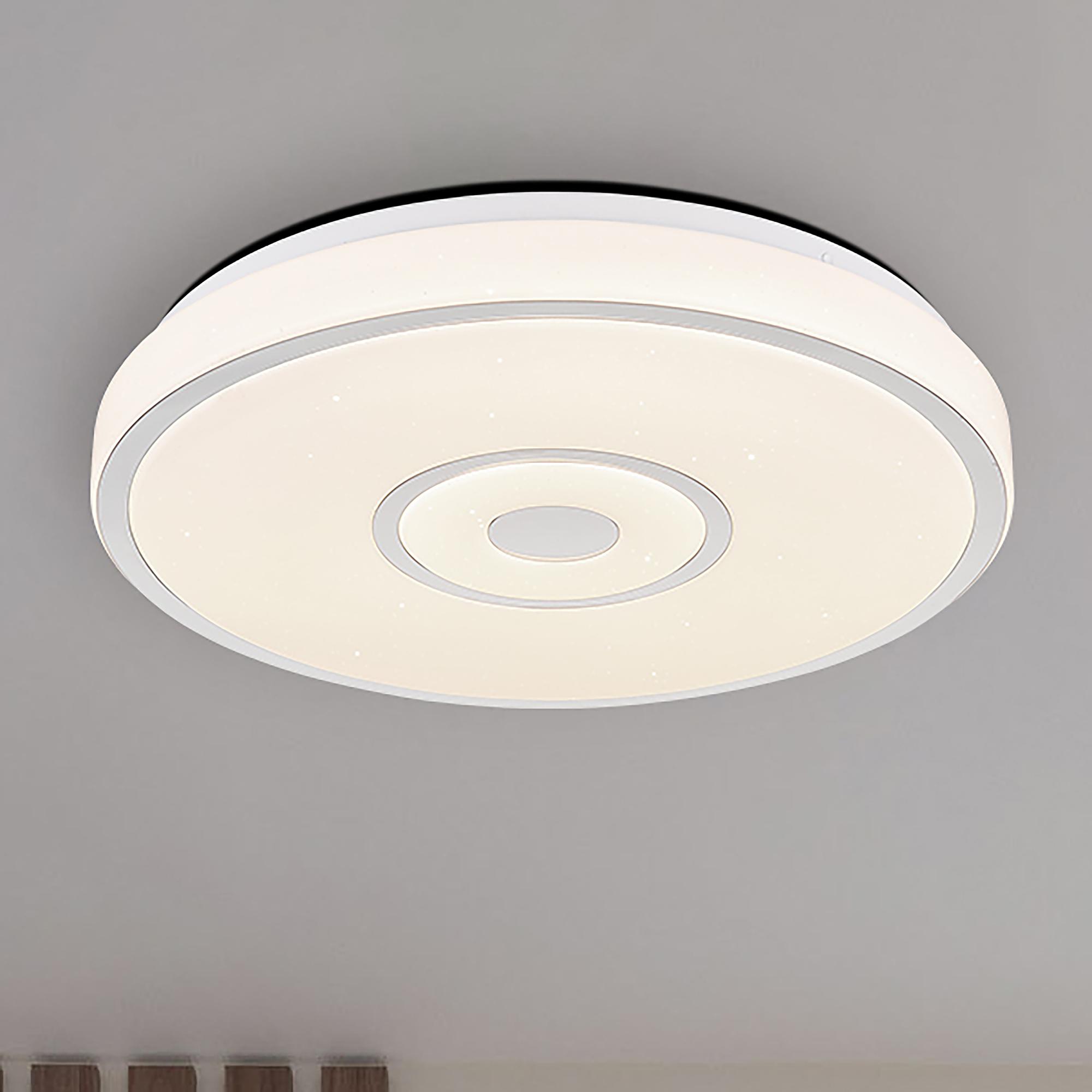 Astania Type B LED ceiling light 1-bulb acrylic glass iron 1