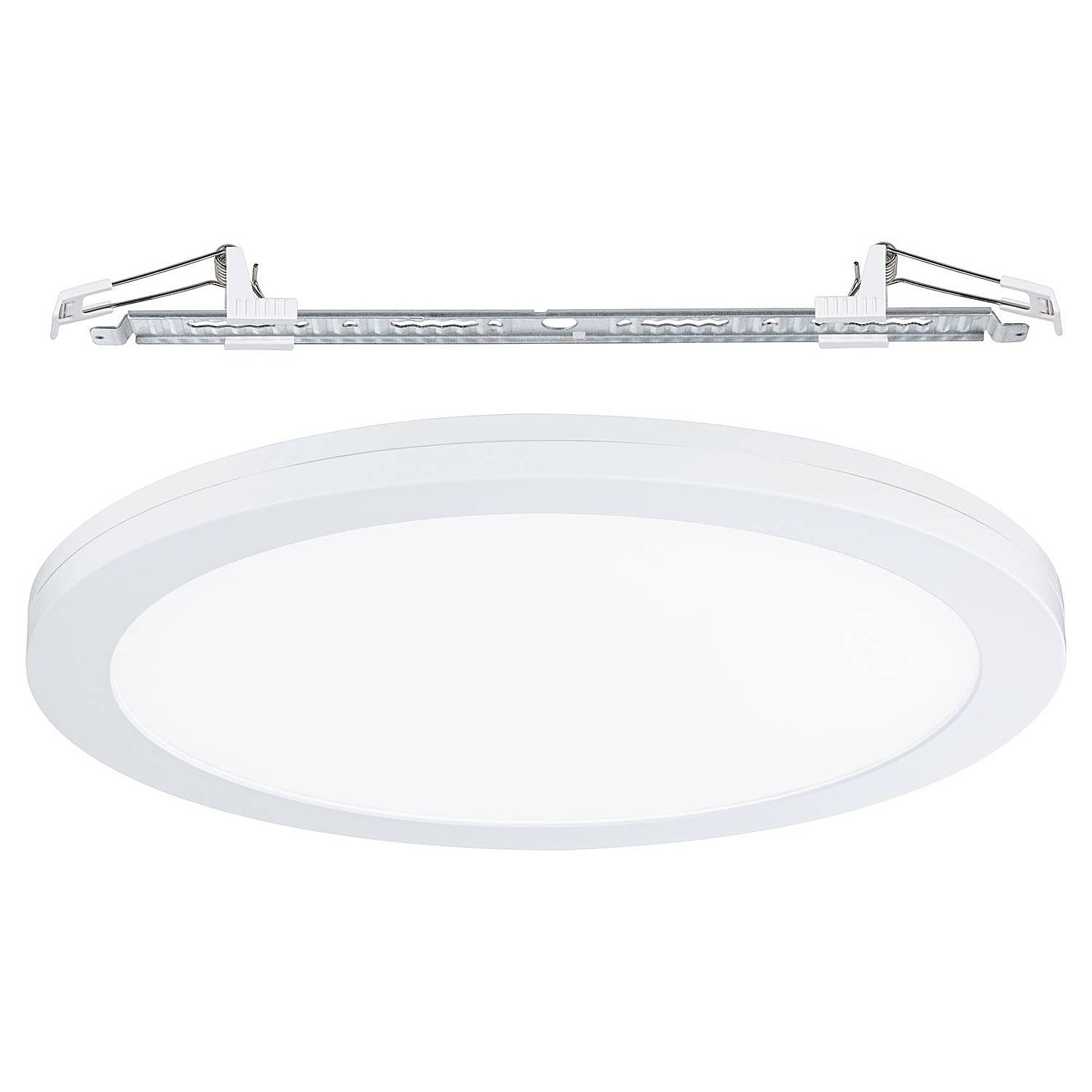 2in1 Cover-It Ceiling Light 1-bulb Plastic White 4