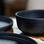 4-piece tableware set ceramic Midnight Blue 2