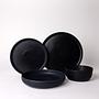4-piece tableware set ceramic Midnight Blue 0