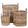 Montasola Cubu Basket Rattan Brown 0