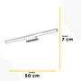 Victoria mirror light 1-bulb iron 1
