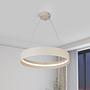 Teresa LED-Pendelleuchte Eisen Beige 1