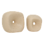 2x Fratelli decorative figure ceramic cream 0