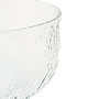 Crinkle Foil Bowl Glass Transparent 2