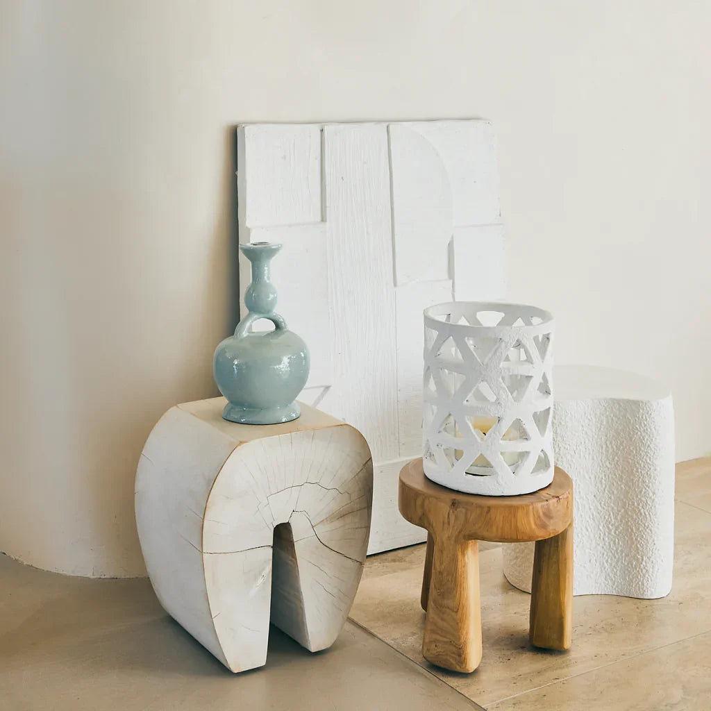 Calvo Candle Holder Blue 1