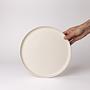 2x Speiseteller Keramik Dreamy Ivory 26,5 cm 1