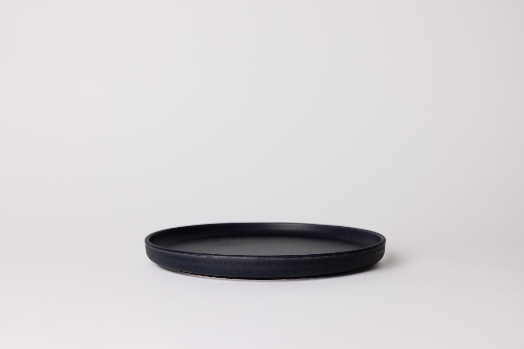 2x Breakfast plate ceramic Midnight Blue 22.5 cm 0