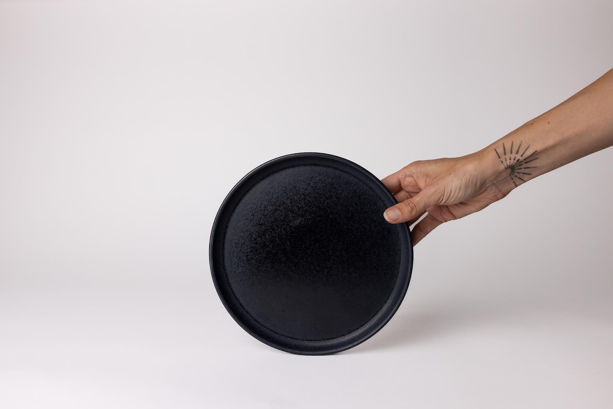 2x Breakfast plate ceramic Midnight Blue 22.5 cm 1