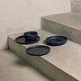 2x Breakfast plate ceramic Midnight Blue 22.5 cm 2
