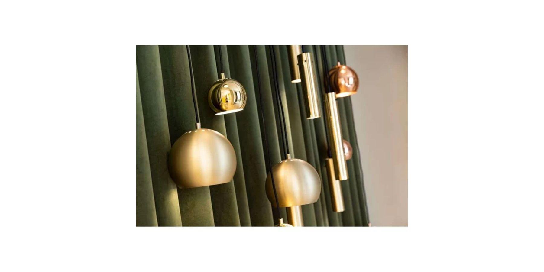 FM2014 Pendant Light Frandsen Gold 2