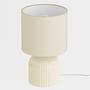 Uvaro Table Lamp 1-light Terry Ceramic Beige 4