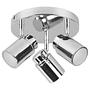 Angelo Ceiling Light 3-bulb Iron Silver 1