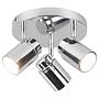 Angelo Ceiling Light 3-bulb Iron Silver 0