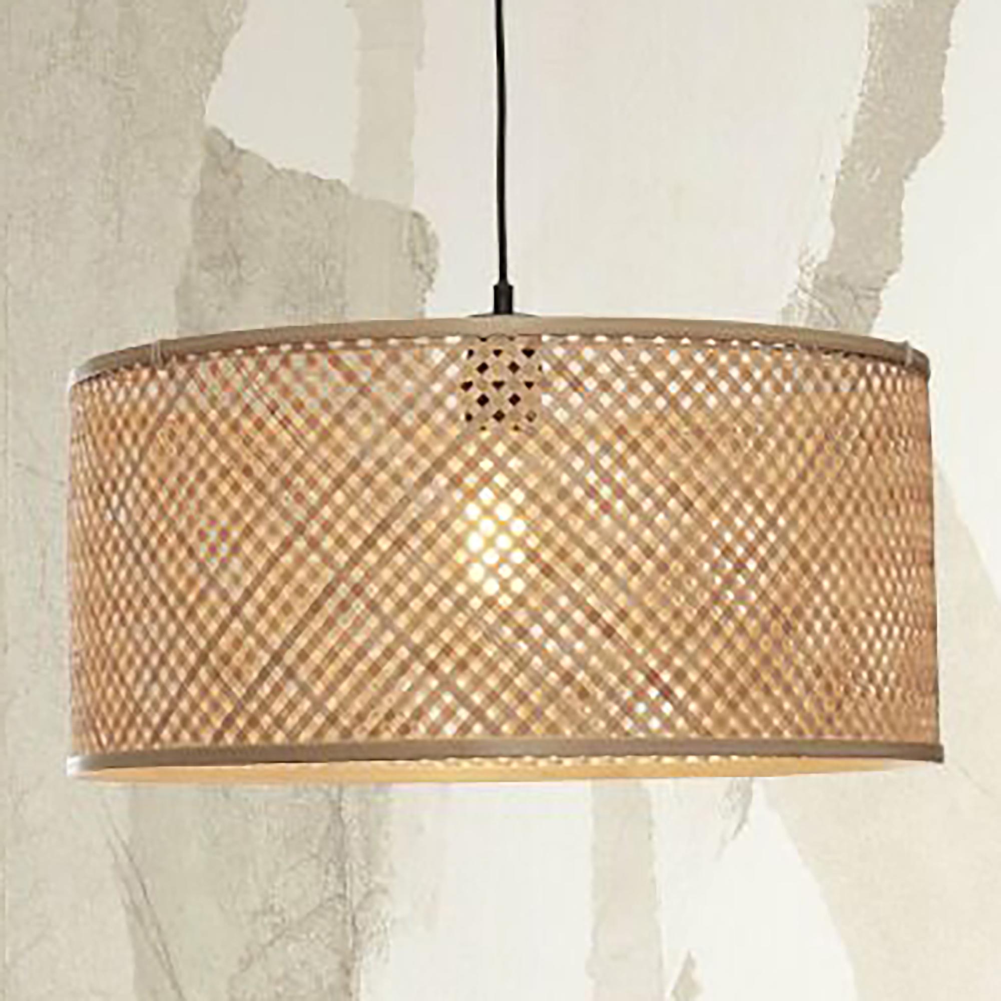 Java Pendant Light 1-bulb Bamboo Beige 0