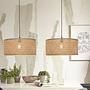 Java Pendant Light 1-bulb Bamboo Beige 2