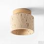 Prelo Pine Ceiling Light solid / Marble 1-bulb Beige 3