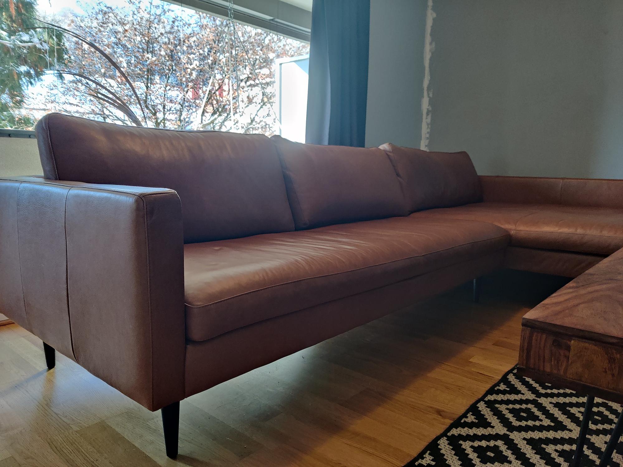 Daybed Sofa 3-seater Brown 3