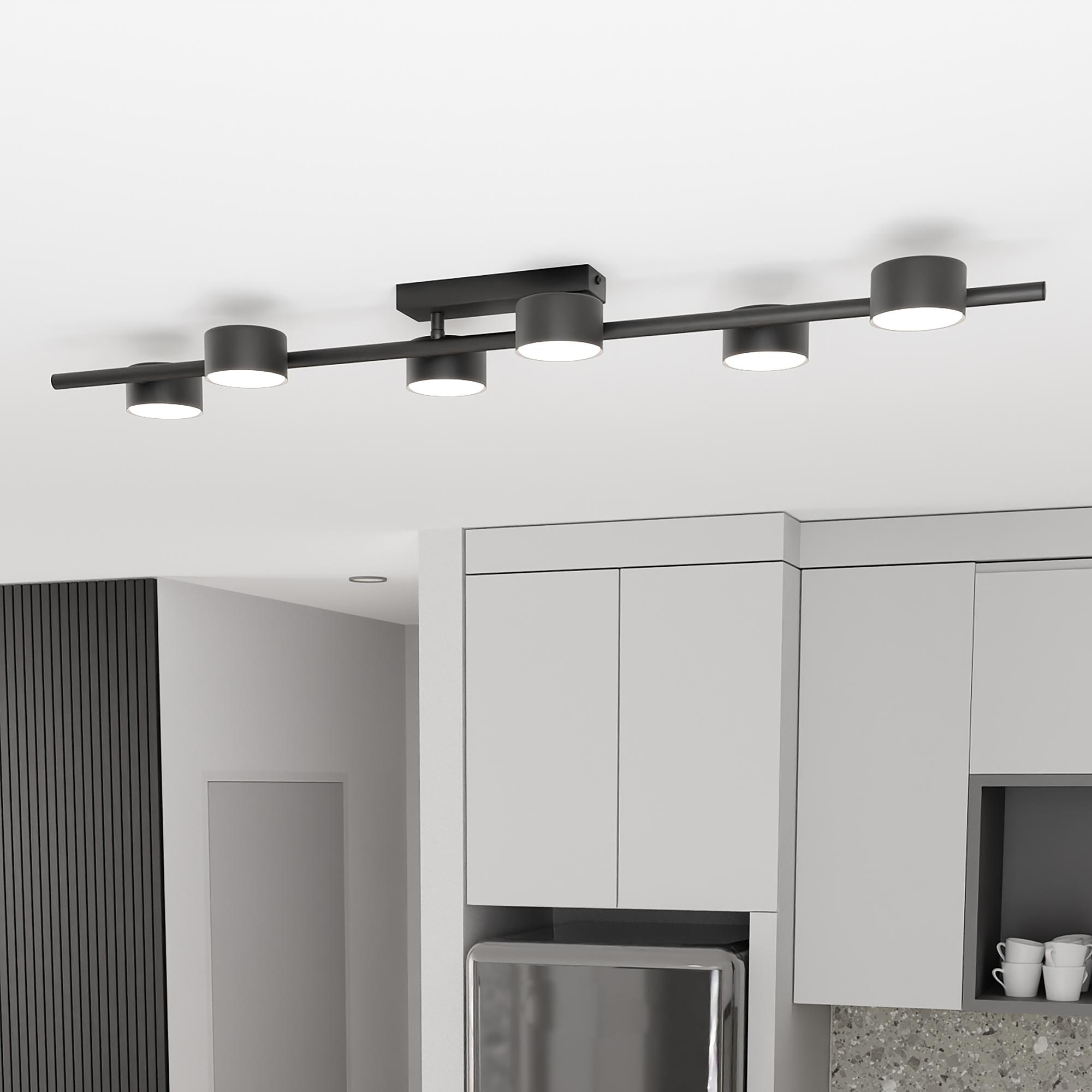 Bet Ceiling Lamp Steel Black 1