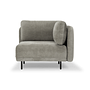 Ellis removable armrest module Planet Grey Green 0