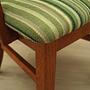 Vintage Armlehnstuhl Teakholz Textil Braun 1970er Jahre 13
