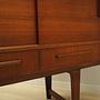 Vintage Highboard Teakholz Braun 1960er Jahre 11