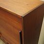 Vintage sideboard teak wood brown 1960s 12