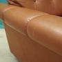 Vintage Sessel Leder Braun 1960er Jahre 10
