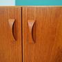 Vintage cabinet Teak brown 1970s 10