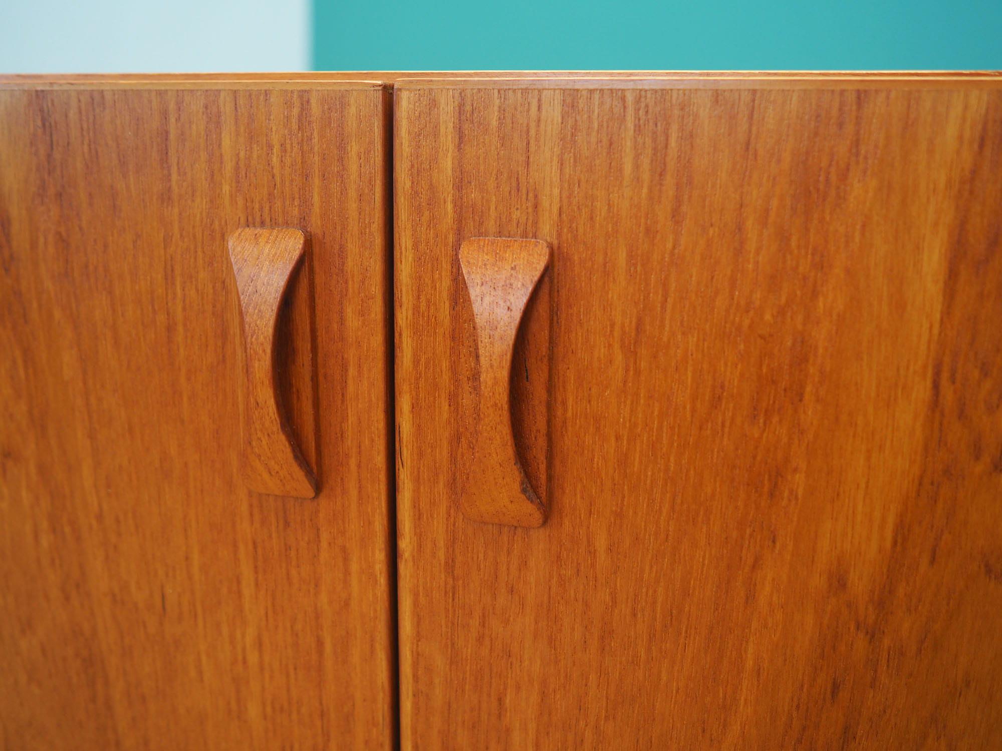 Vintage cabinet Teak brown 1970s 10