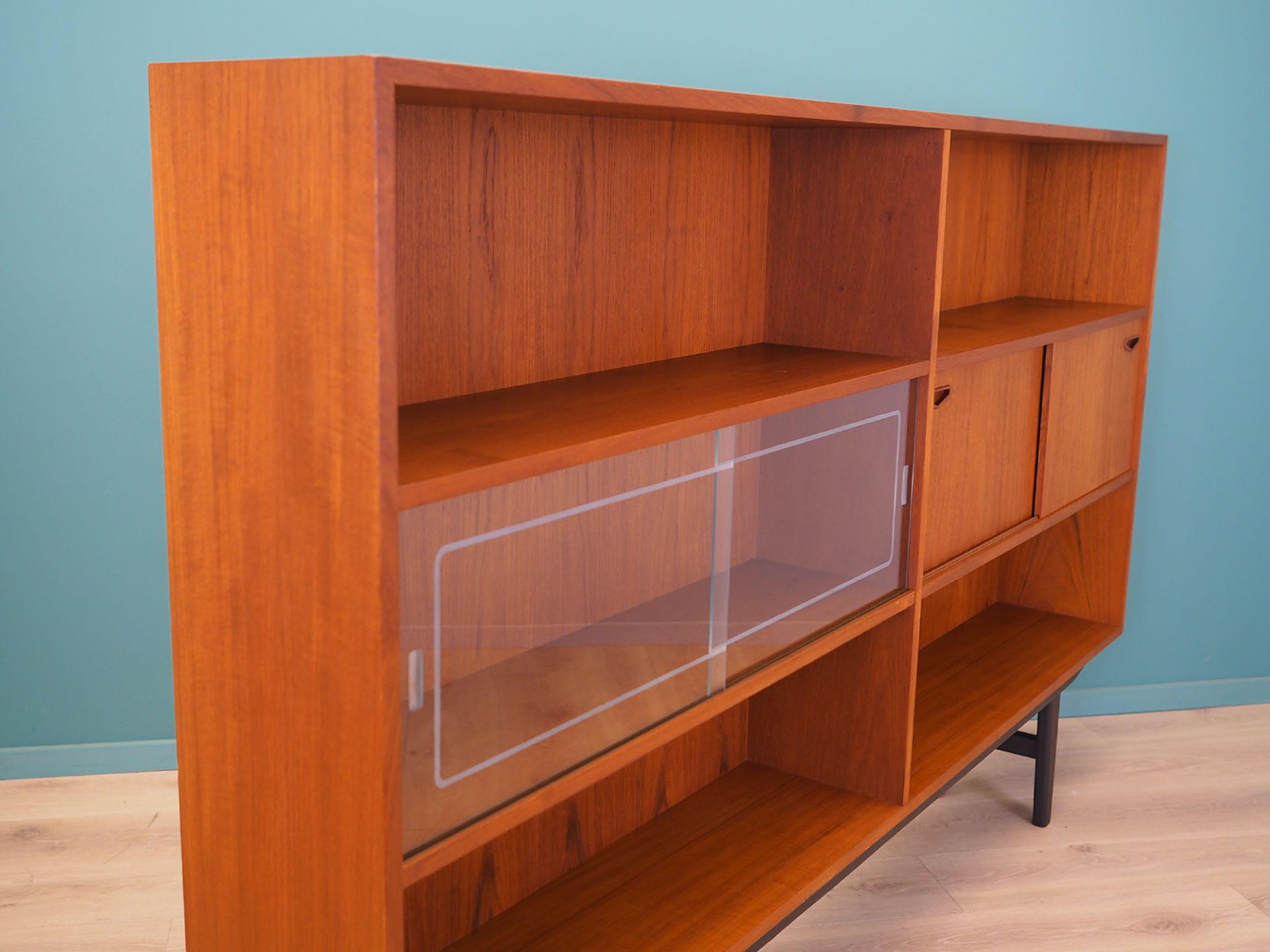 Vintage Bookshelf Teak Brown 1970s 10
