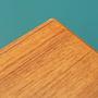 Vintage bookshelf Teak brown 1960s 11