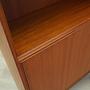 Vintage Bücherregal Teakholz Braun 1960er Jahre 12