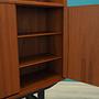 Vintage bookshelf Teak brown 1960s 13