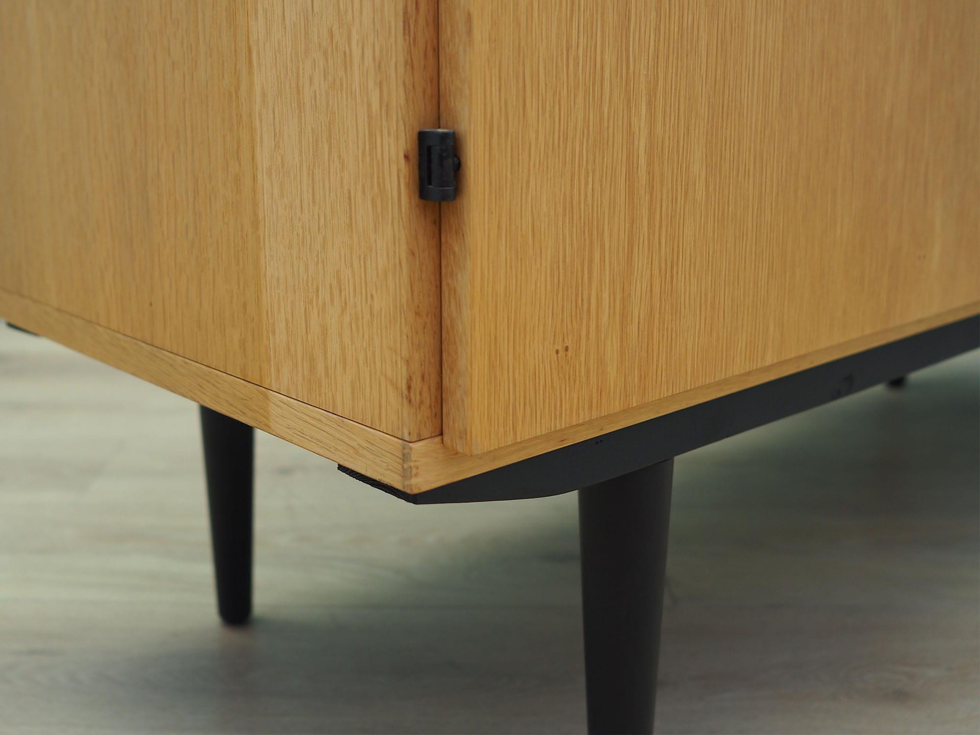 Vintage cabinet Ash wood Brown 1970s 10